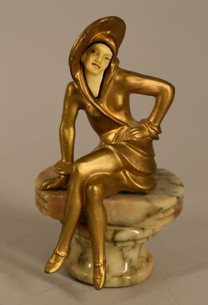 Art Deco J. B. Hirsch Gerdago Lady Sculpture (1 of 5)