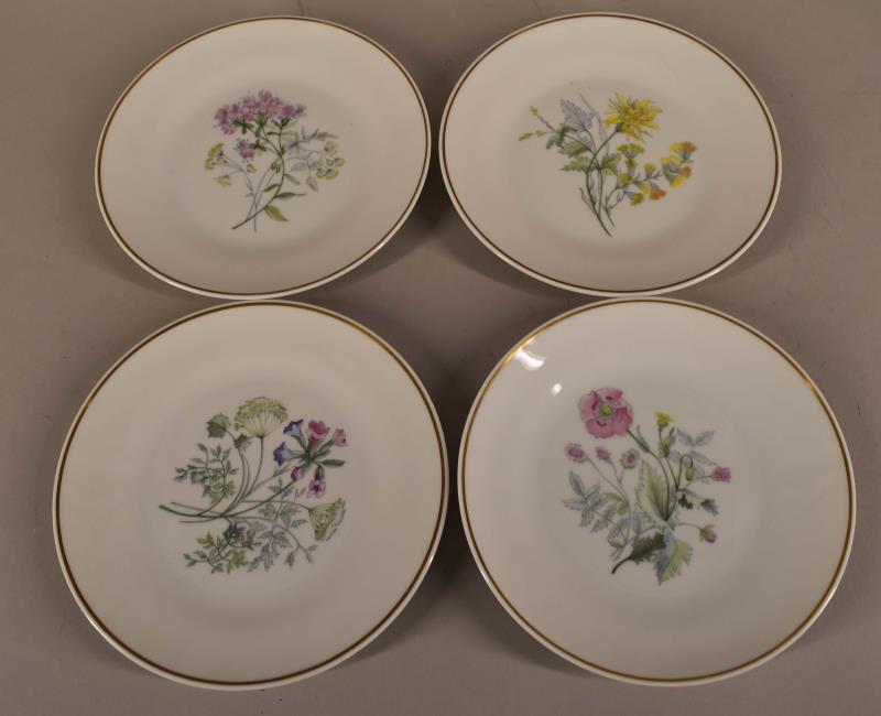 Four Richard Ginori Primavera Plates (1 of 6)