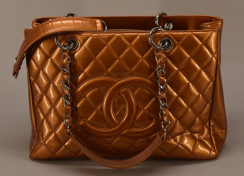 Chanel Patent Leather Grand Support Tote (1 of 13)