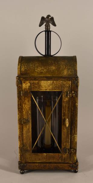 Patinated Metal Lantern (1 of 5)