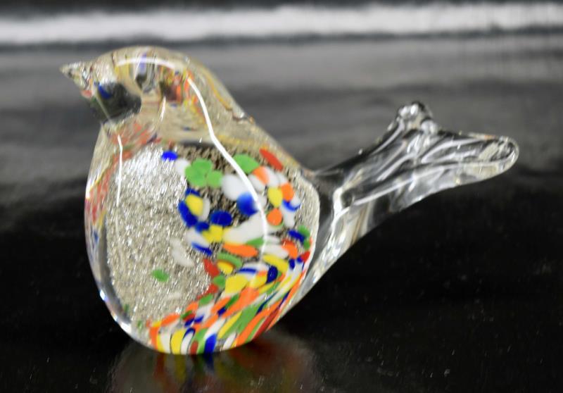Murano Glass Bird Paperweight (1 of 5)
