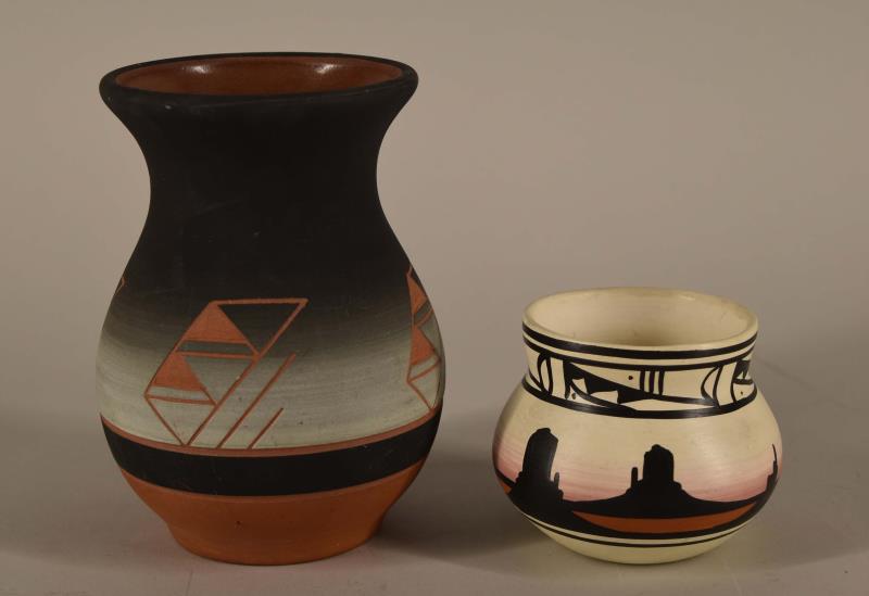 Native American Red Feather Sioux Pottery (1 of 12)