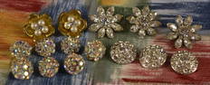 Group Of Rhinestone Buttons