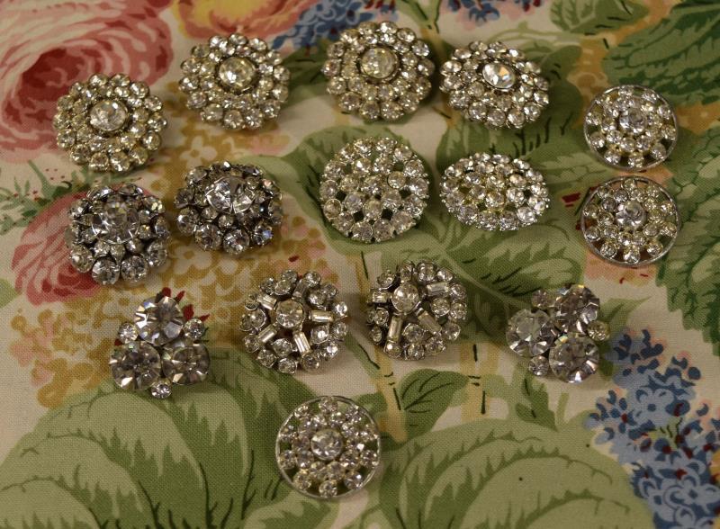 Group Of Rhinestone Buttons (1 of 13)