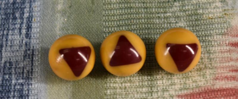 Three Bakelite Ball Buttons (1 of 2)