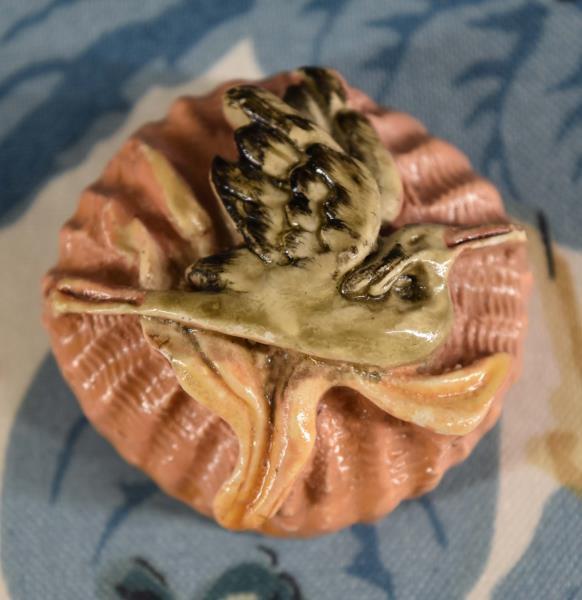 Art Deco Bird Plaster Picture Button (1 of 4)