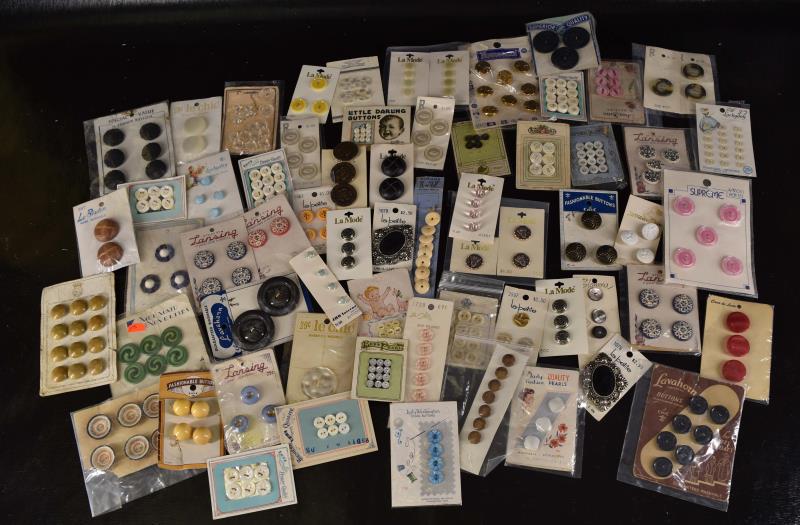 Large Collection Of Fully Carded Buttons (1 of 13)