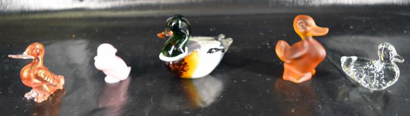 Group Of Glass Duck Figurines (1 of 11)