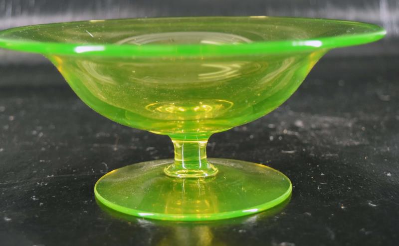 Vaseline Glass Compote (1 of 3)