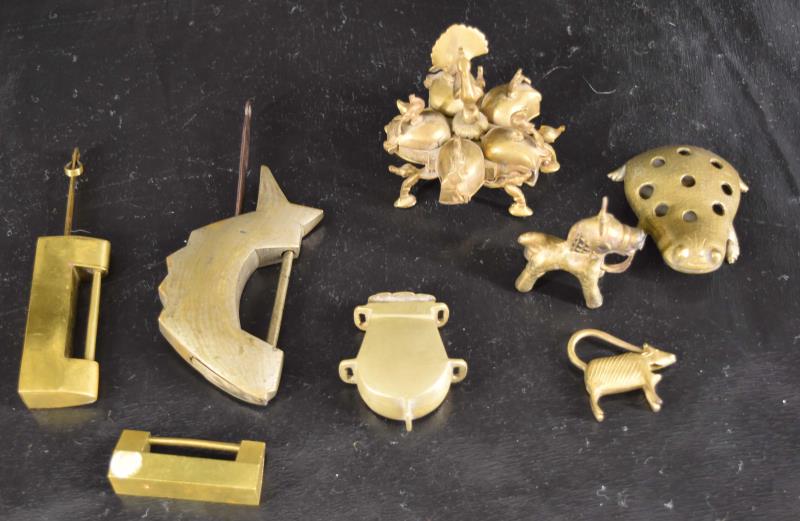 Group Of Asian Locks & Figurines (1 of 4)