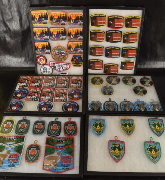 Group Of Camp Drake Boy Scouts Of America Patches (1 of 7)