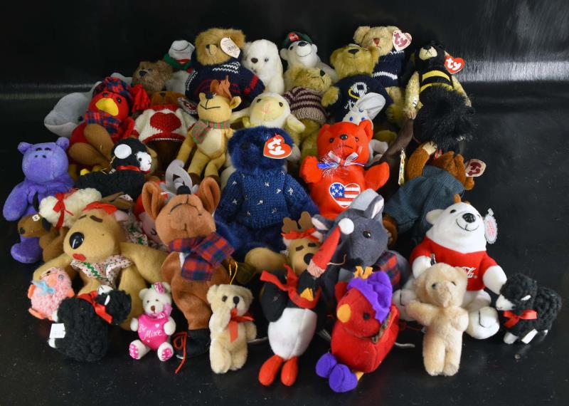 38 Various Plush Bears & Animals (1 of 1)