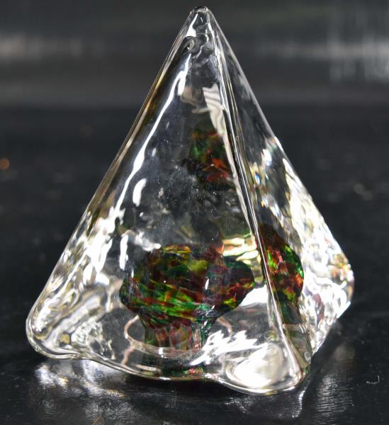 Harry Boyer Pyramid Paperweight (1 of 4)