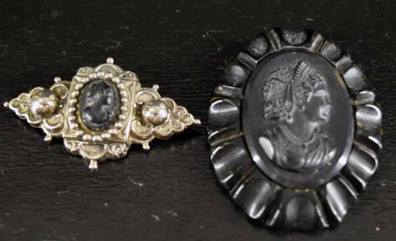 Two Black Mourning Pins (1 of 5)