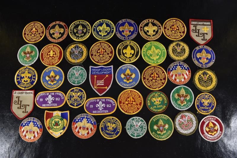 Boy Scouts Administration Patches: Featuring Approximately 40 Boy Scouts Administration Patches.