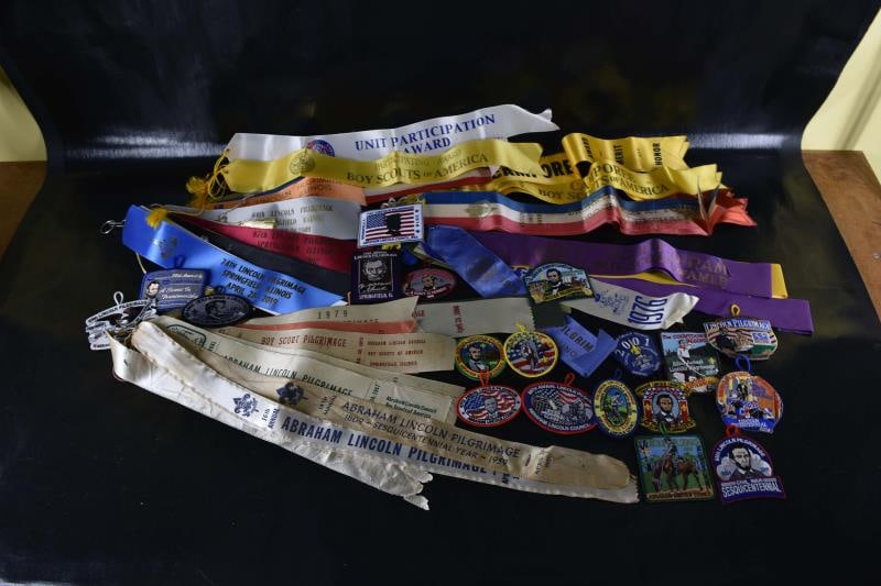 Boy Scout Lincoln Pilgrimage Badges & Ribbons (1 of 12)