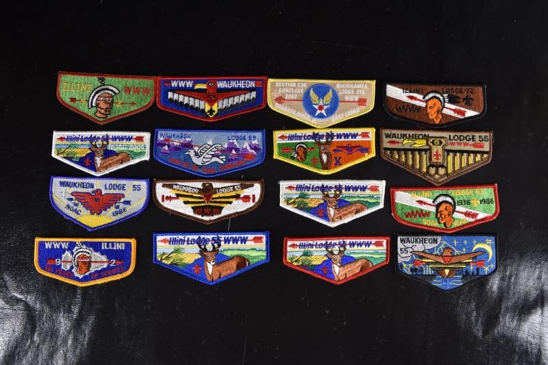 16 Boy Scout Order Of The Arrow Pocket Patches (1 of 4)