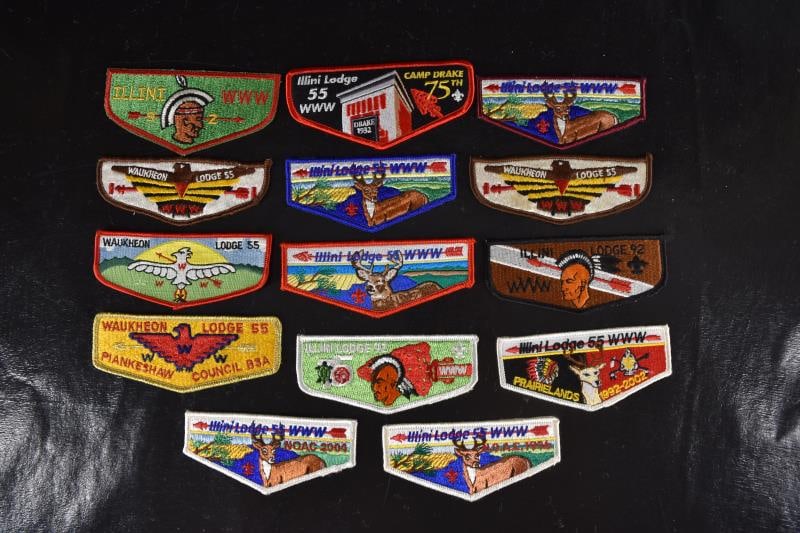14 Boy Scout Order Of The Arrow Pocket Patches (1 of 5)
