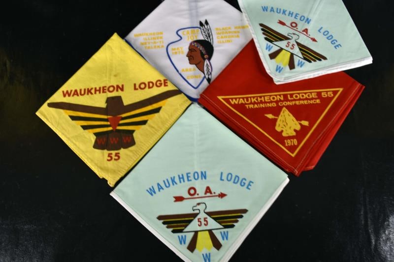 Five Boy Scout Order Of The Arrow Neckerchiefs (1 of 6)