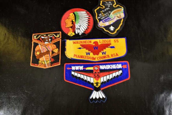 Five Large Boy Scout Jacket & Pocket Patches (1 of 4)