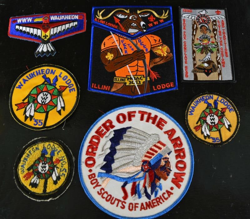 Seven Boy Scout Order Of The Arrow Patches (1 of 4)