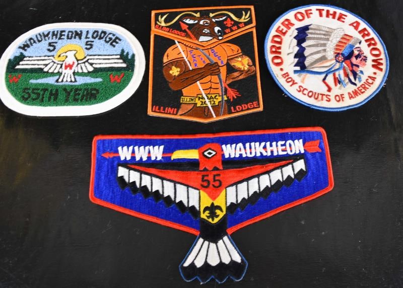 Four Boys Scouts Large Jacket & Pocket Patches (1 of 3)