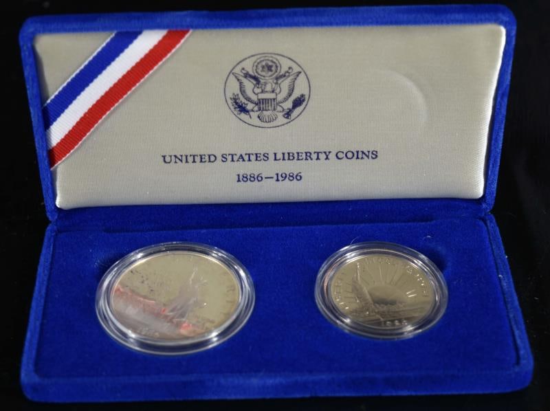 1986 Ellis Island Liberty Proof Coin Set (1 of 3)