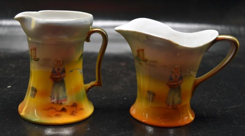 Two Royal Bayreuth Pitchers With Girl (1 of 7)