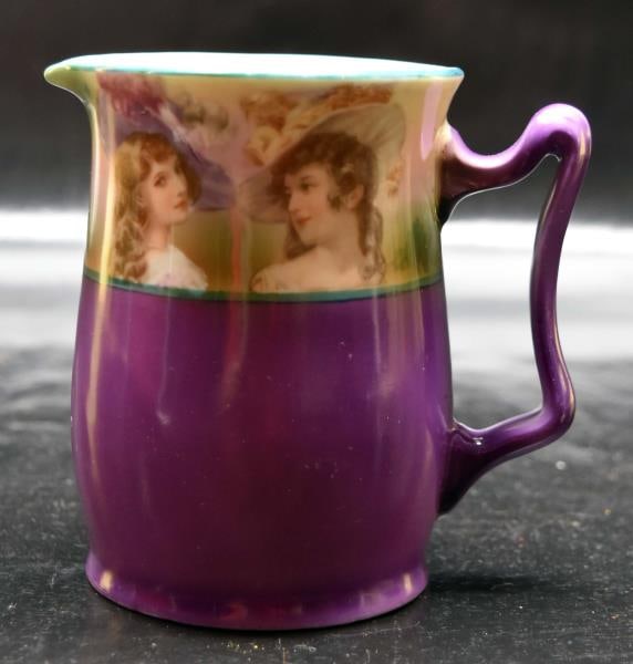 Royal Bayreuth Pitcher With Double Portrait (1 of 7)