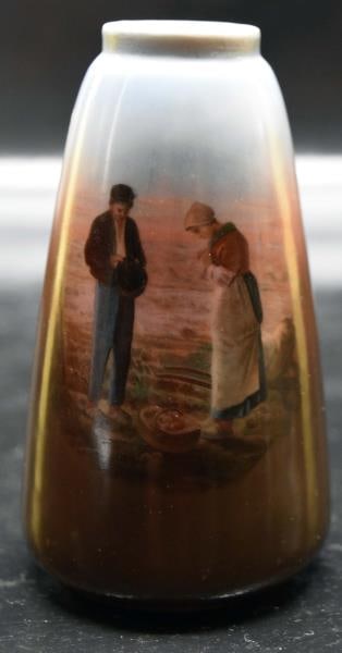 Royal Bayreuth Vase With Farmers (1 of 5)