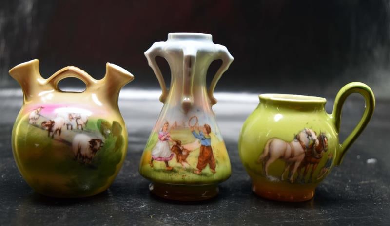 Royal Bayreuth Vases And Creamer (1 of 11)