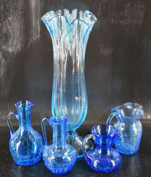 Group Of Crackle Glass (1 of 4)