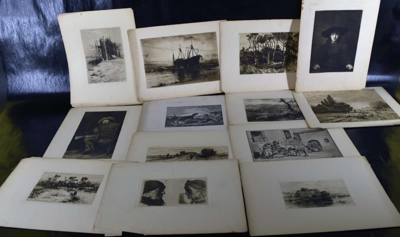 Etchings And Engravings From The Late 1800's (1 of 7)