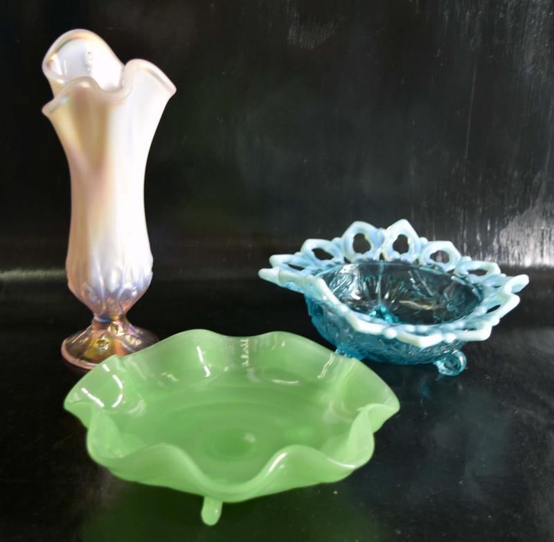Fenton Art Glass Glass Compotes (1 of 8)