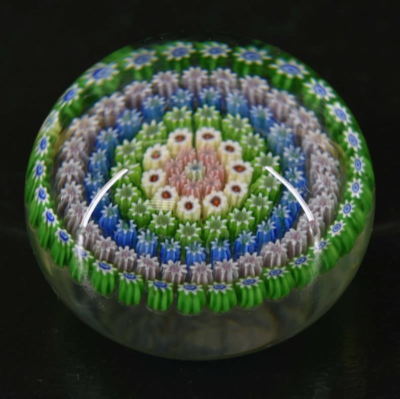 Perthshire English Millefiori Paperweight (1 of 4)
