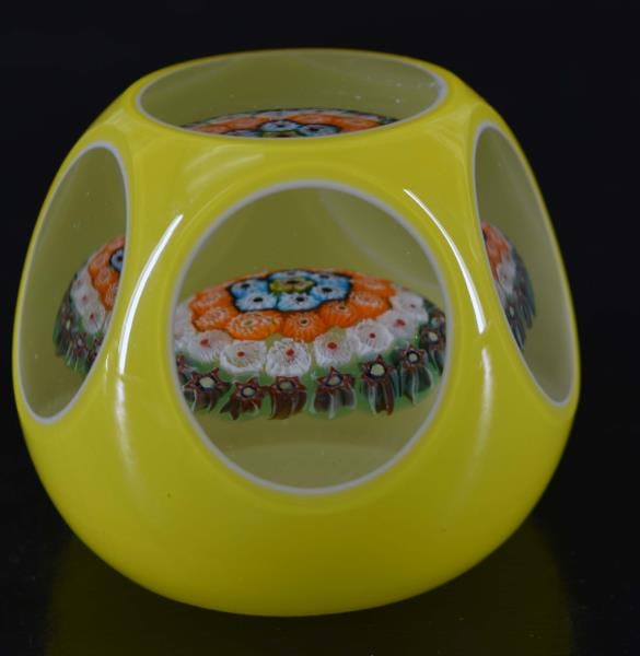 Murano Millefiori Paperweight (1 of 5)