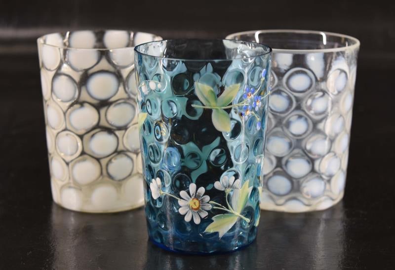 Three Reverse Thumbprint Tumblers (1 of 9)