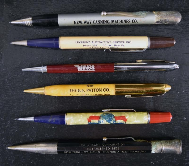 Group Of Mechanical Advertising Pencils (1 of 1)