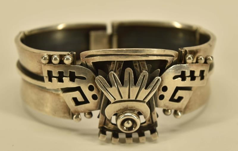 Taxco Sterling Mexican Bangle By Voo (1 of 6)