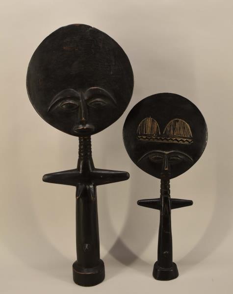 African Tribal Ashanti Aku-ba Fertility Dolls. (1 of 9)