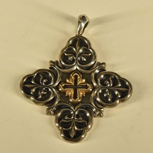 James Avery Sterling Silver & 14k Gold Cross (1 of 4)