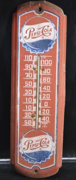 1950's  Pepsi Cola Advertising Thermometer (1 of 5)