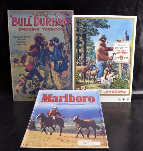 Bull Durham, Marlboro & Smokey Bear Advertising (1 of 4)