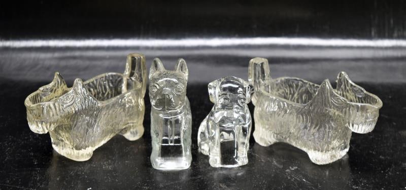 Vintage Glass Dog Candy Containers (1 of 3)