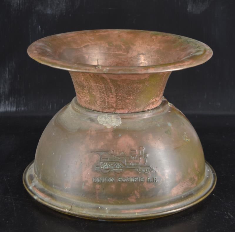 Union Pacific Rr Brass Spittoon (1 of 7)