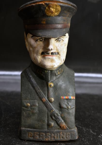 General Pershing Cast Iron Still Bank (1 of 5)