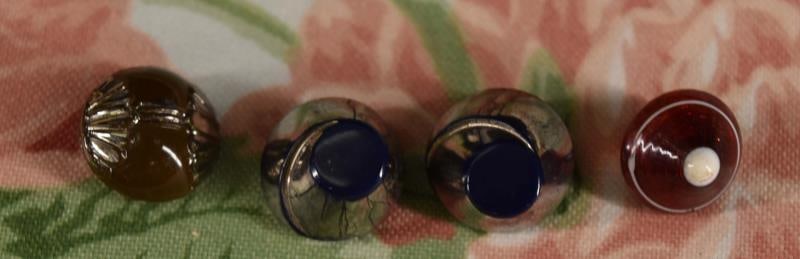 Art Deco & Victorian Glass Buttons (1 of 8)