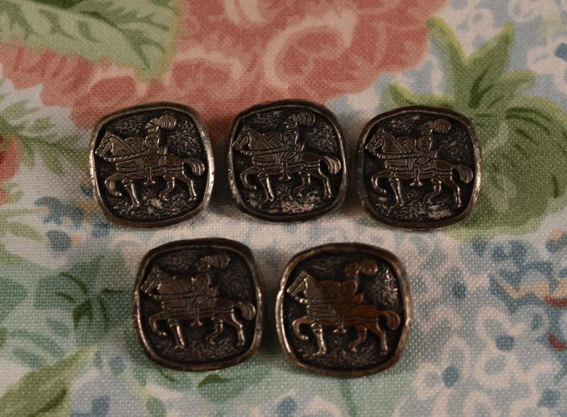 Group Of Metalized Plastic Buttons (1 of 3)