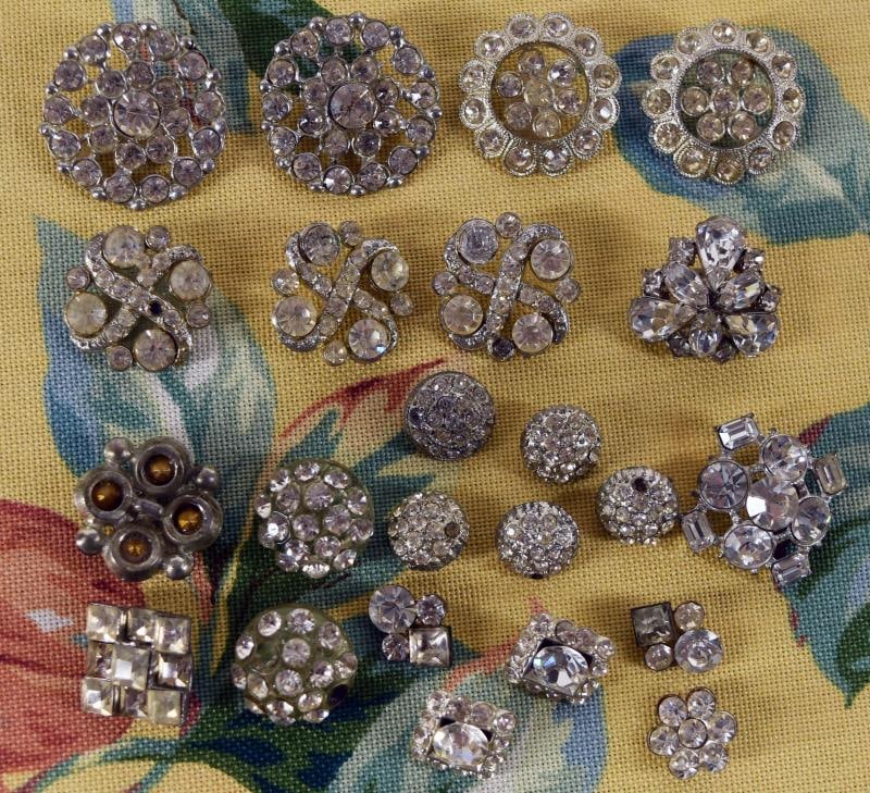 Group Of Rhinestone Buttons (1 of 5)