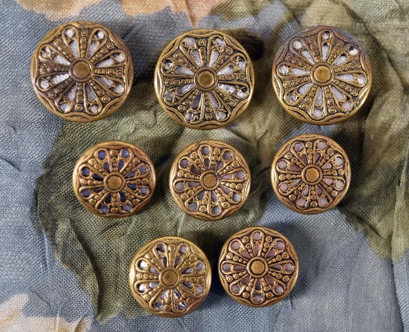 Eight Twinkle Pinwheel Buttons (1 of 2)